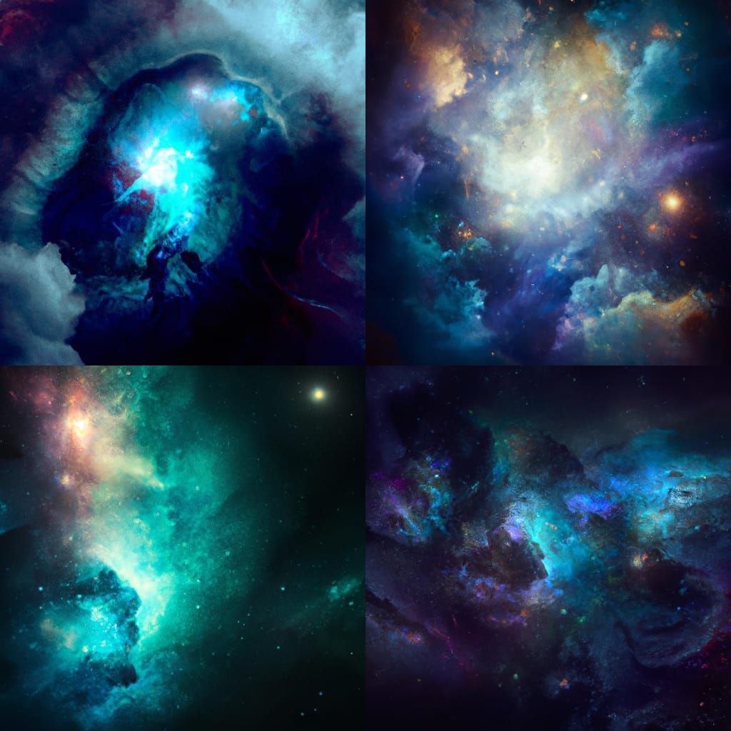 Epic Nebula: Digital Matte Painting