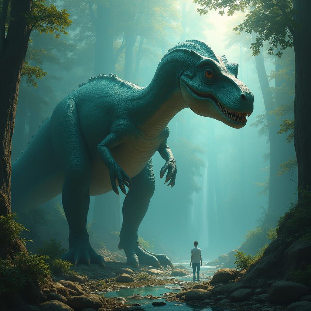 Mystical Serpent King of Ancient Worlds