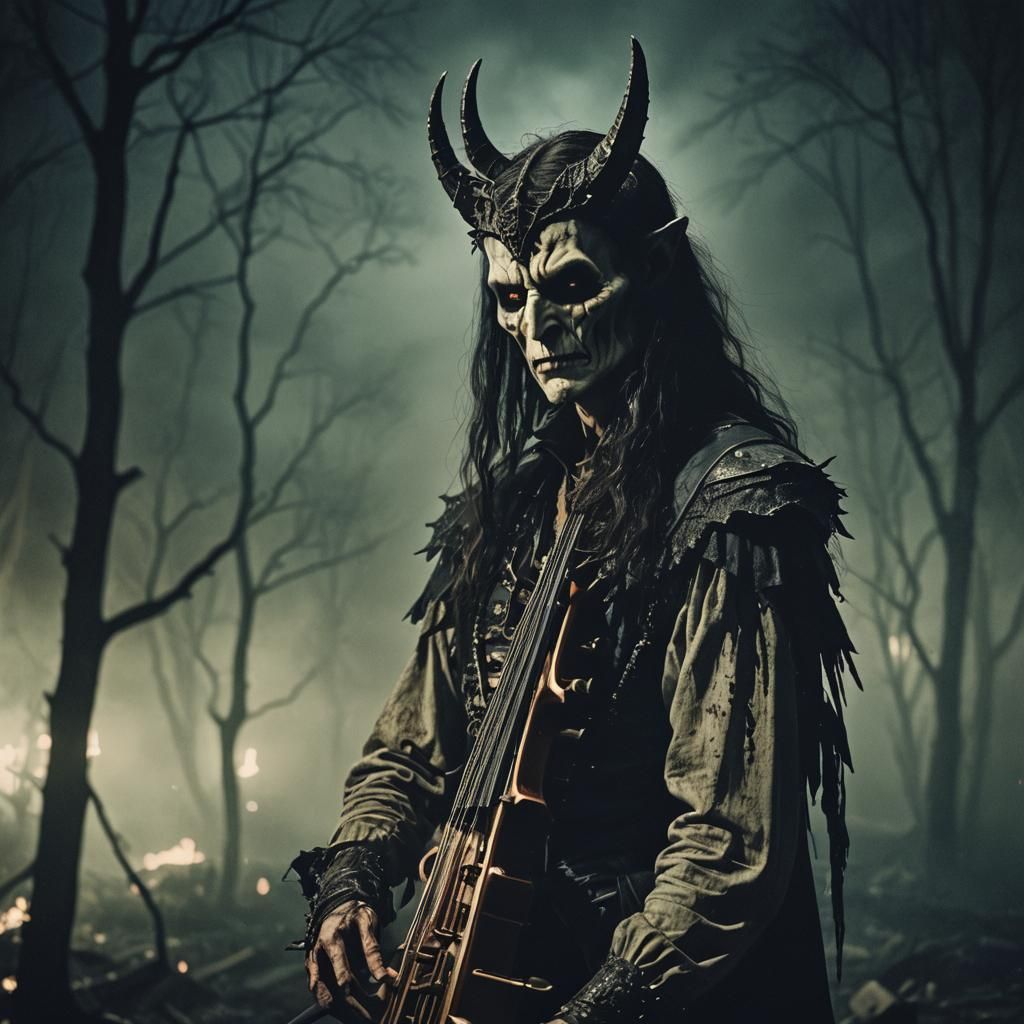 Dramatic Vampire Symphony: Cinematic Film Still