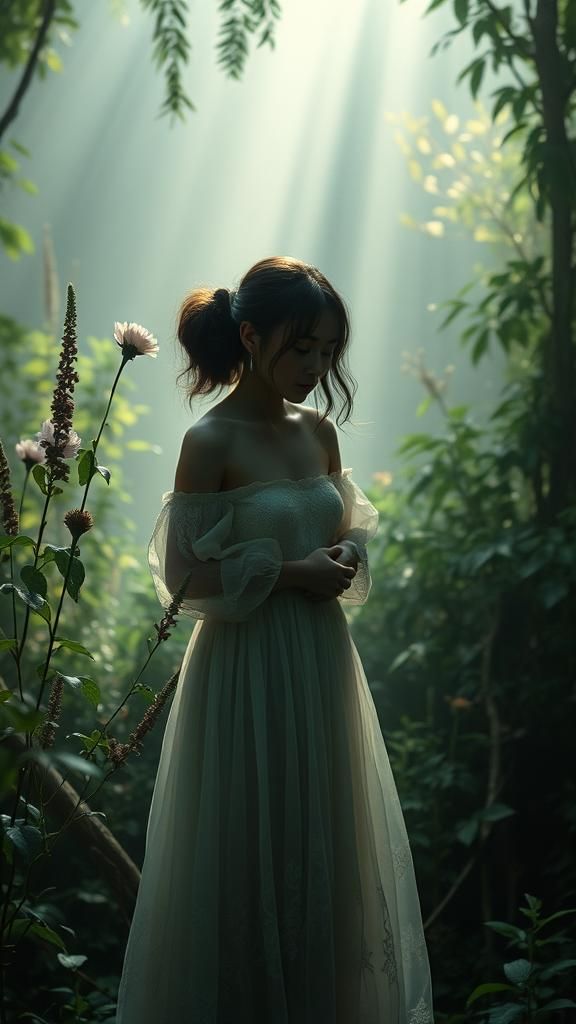 Eurythmist in Sensual Dreamscape