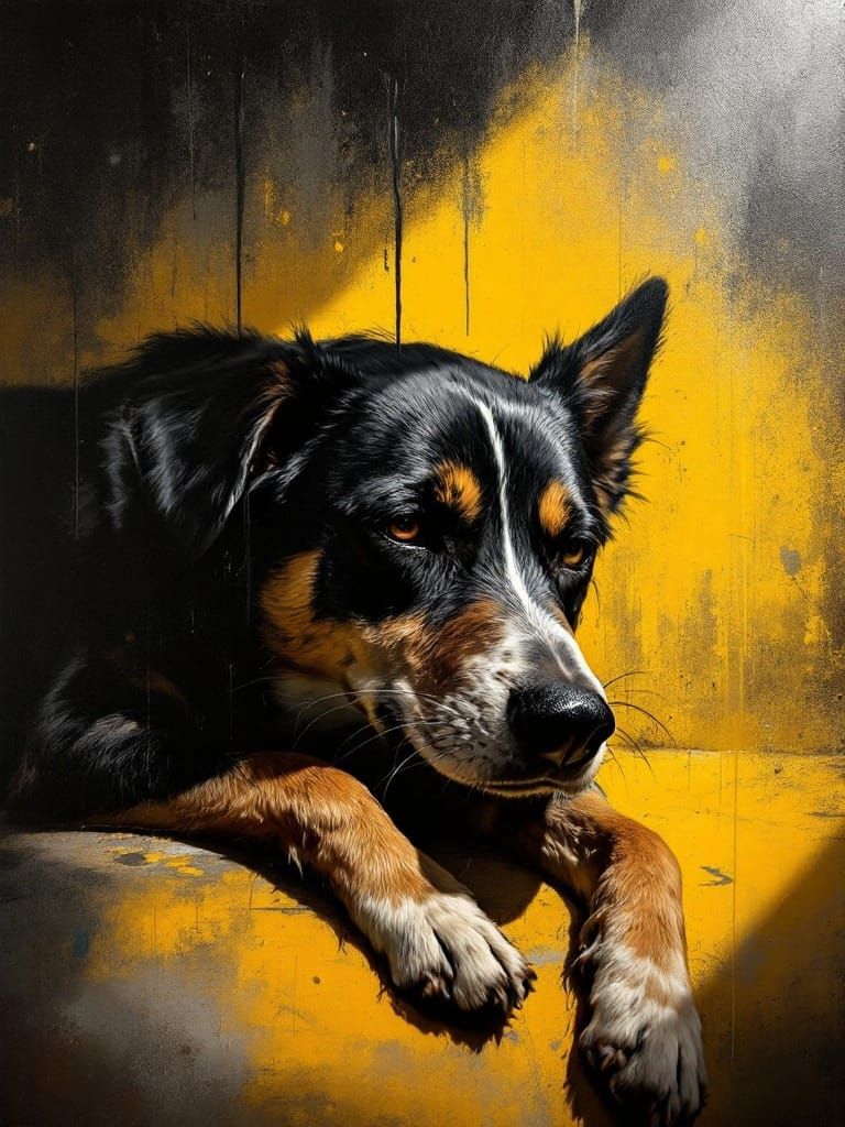 High-Contrast Urban Drama with Baroque Flair