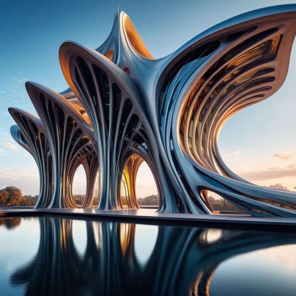 Monumental Architecture in Hyperreal Digital Art