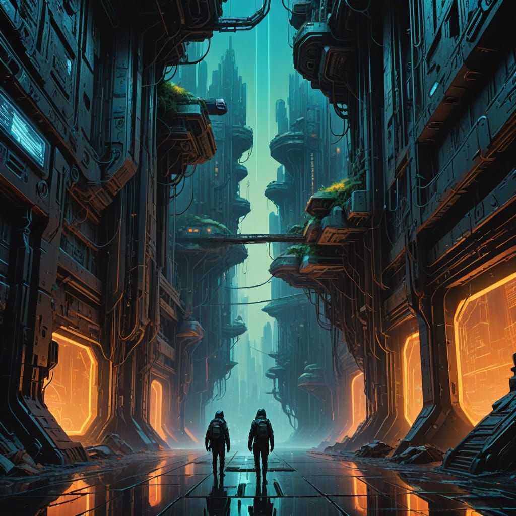 Fearless Hacker Juno Leads Team Through Cyberpunk Labyrinth