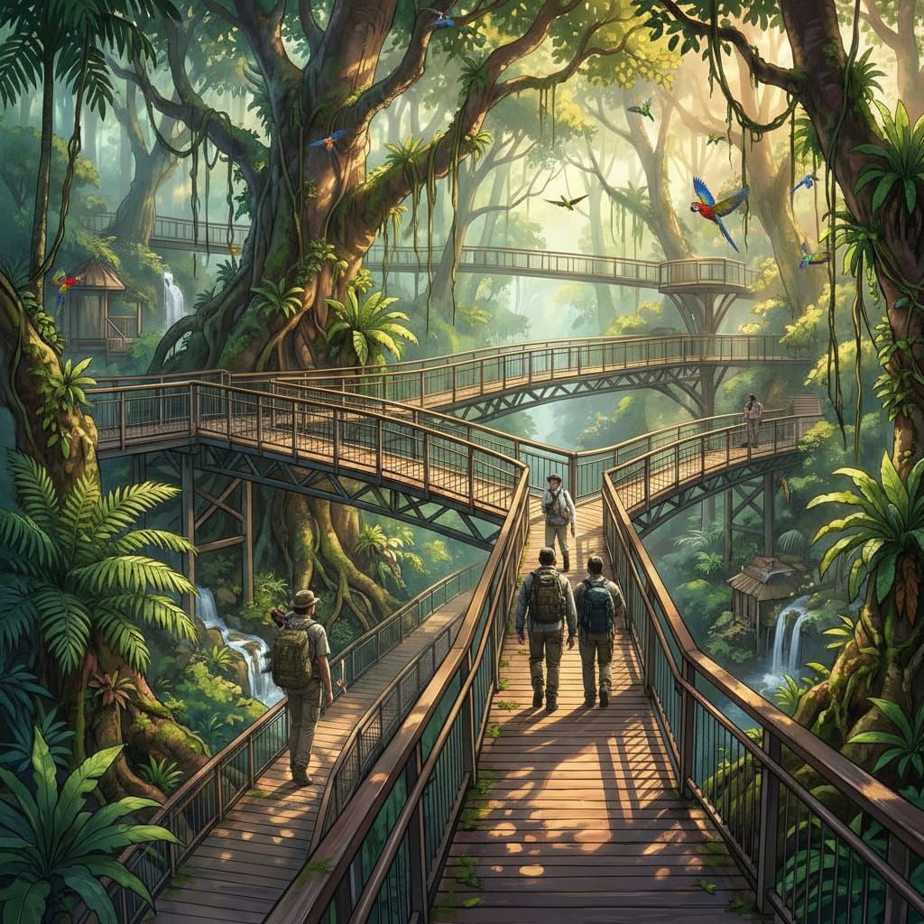 Bukit Merah Nature Park Pedestrian Bridges