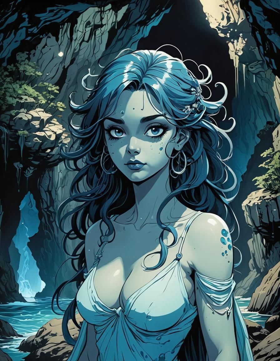 Thalora, Goddess of the Abyss - Deep Blue Queen