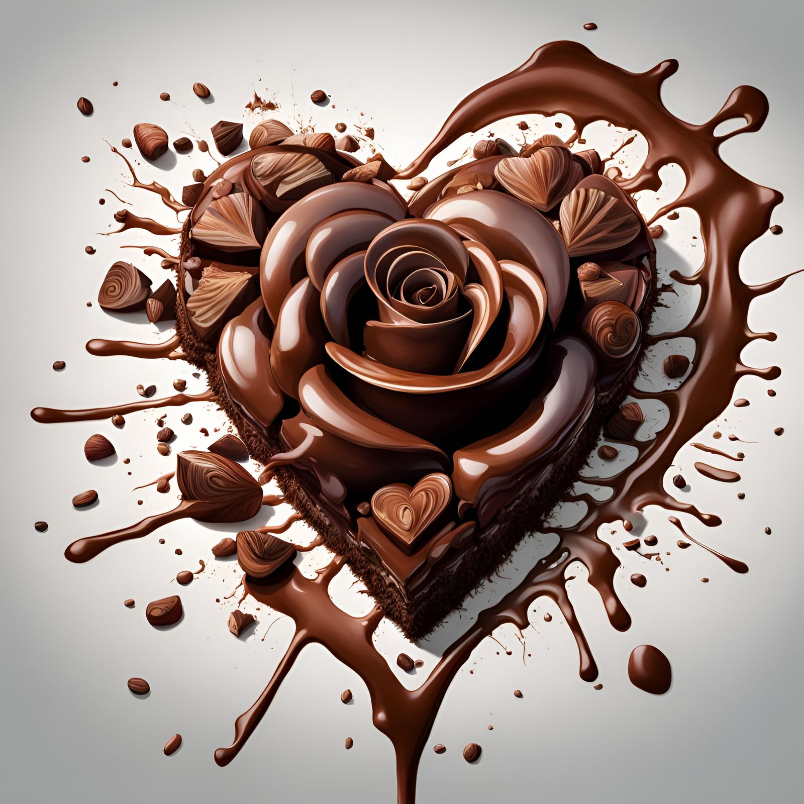 Chocolate rose