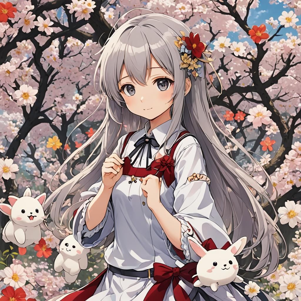 Anime Style Character Portrait, Manga Key Visual