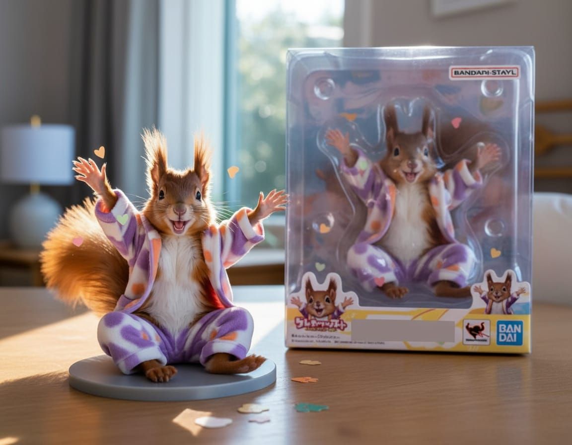 Collectible Figurine in Bandai-Style Packaging