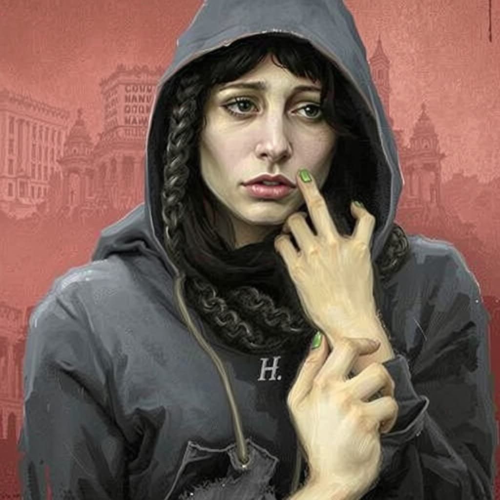 Dystopian Woman: a Romantic Goya-Inspired Portrait