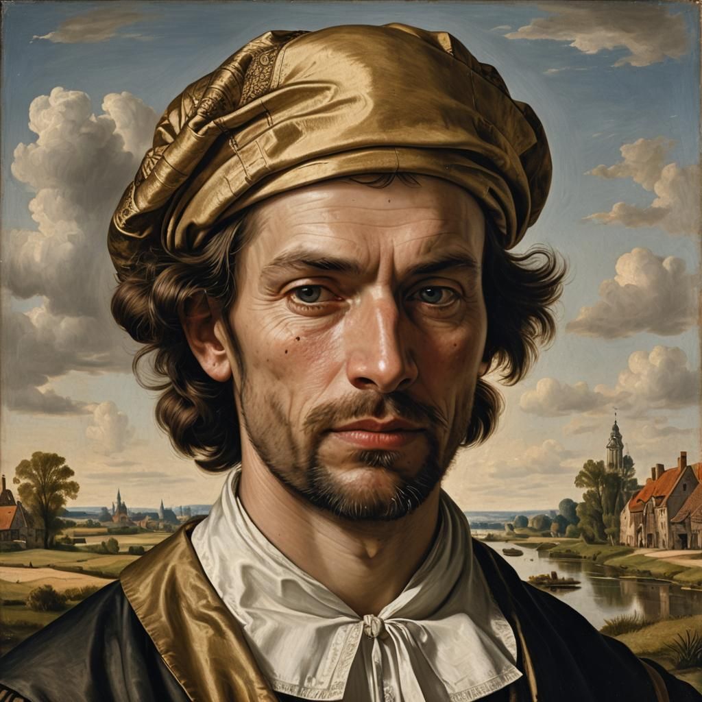 Dutch Golden Age Portrait of Willem Claesz Aleman