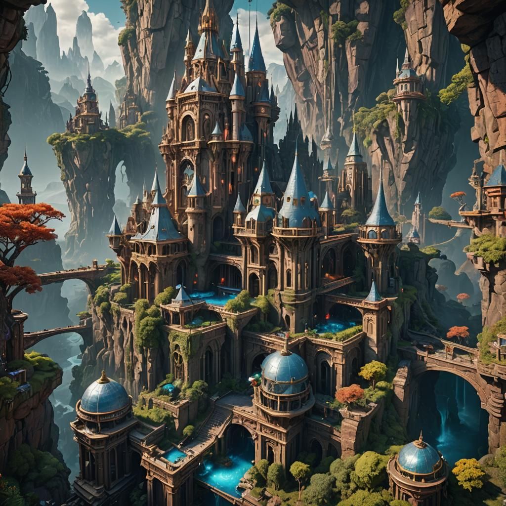 Fantastical AI Painting in Deep Color