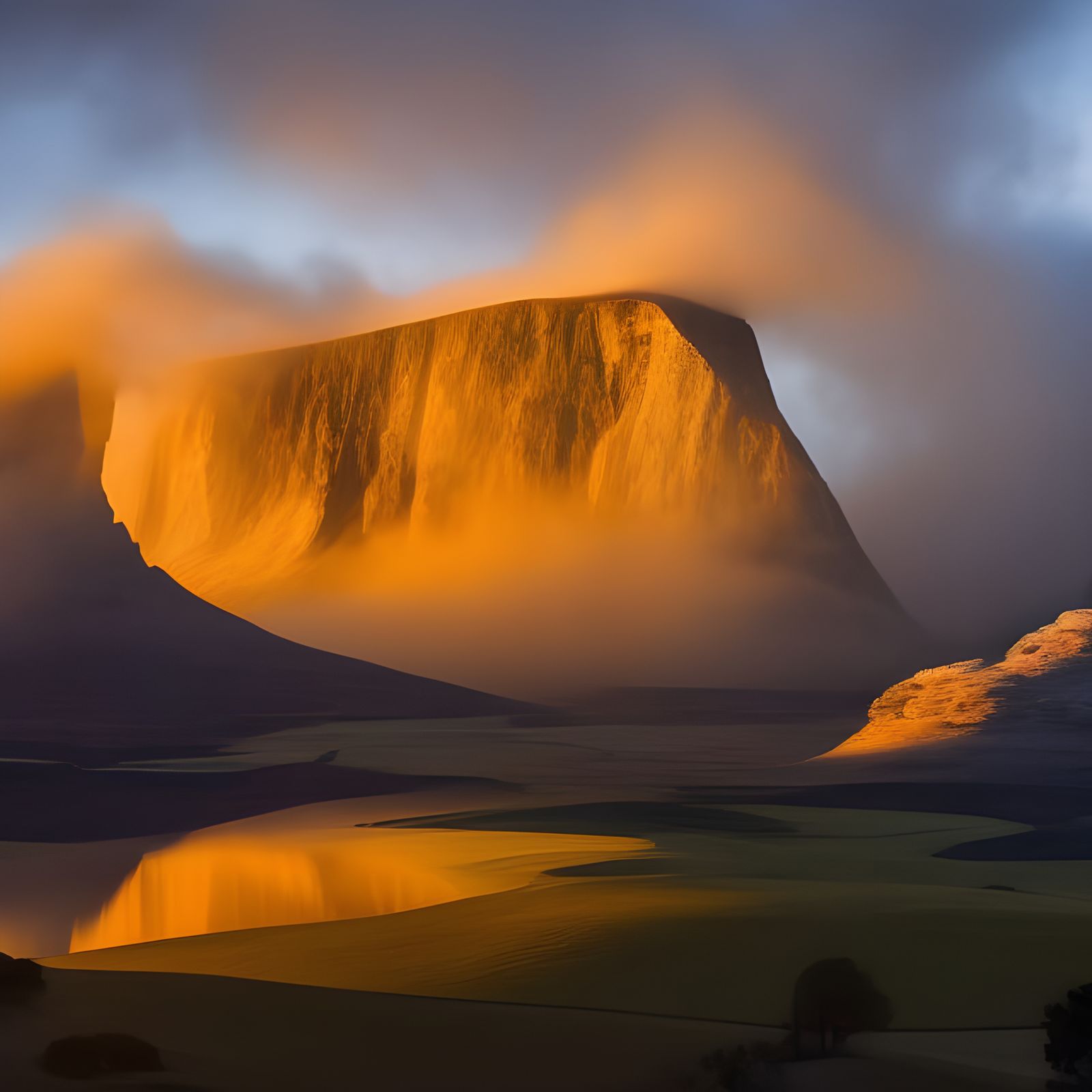 Dreamy Abstract Painting with Magical Particles