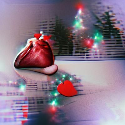 AI Interpretation of Christmas Heart
