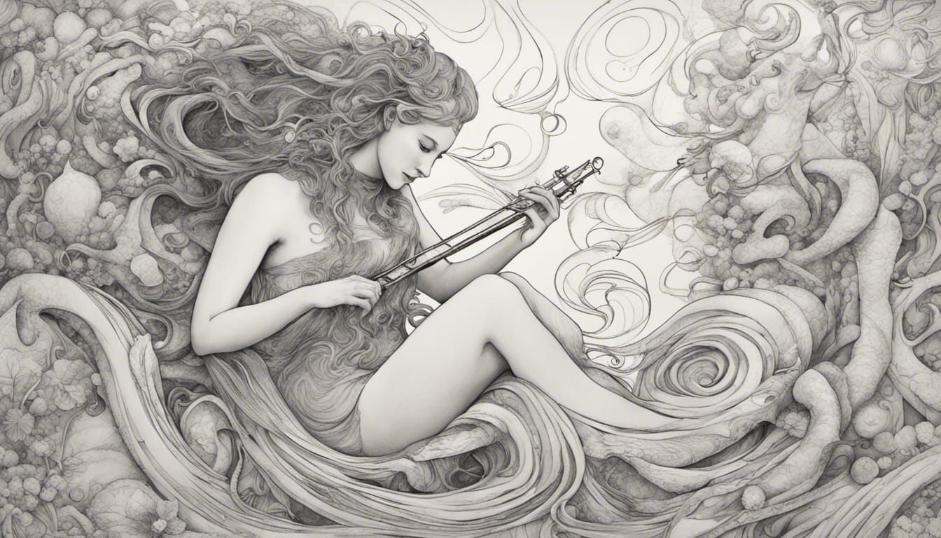 Mermaid Queen's Starry Flute Serenade