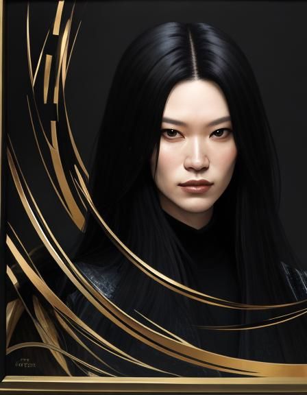 Modern Digital Art Neo Portrait