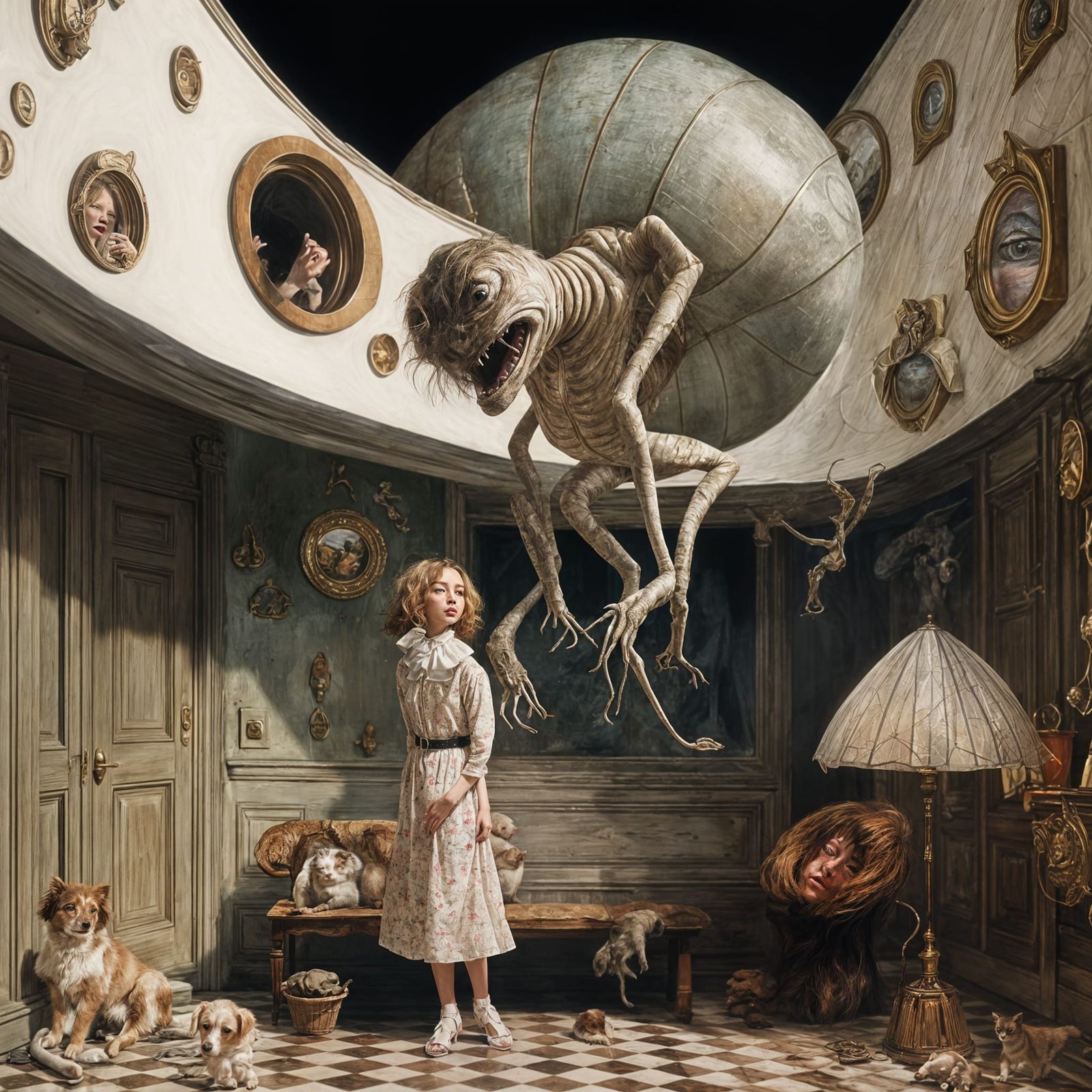 Emotional Alien People and Pets in Magical Realism