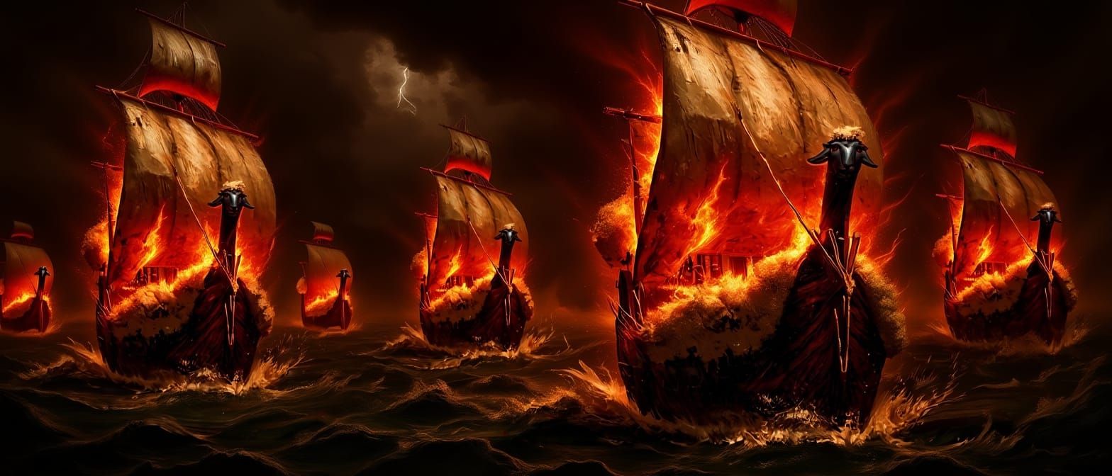 Blazing Cannons in Hyper-Detailed Storm