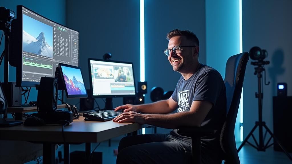 Video Editing Tutorial in Futuristic Studio