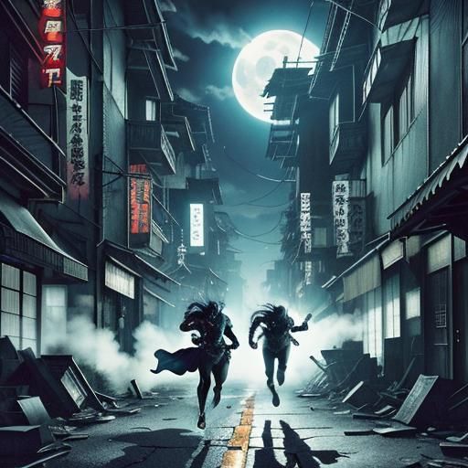 Gritty realistic manga featuring Kaito and Yumi fleeing New ...