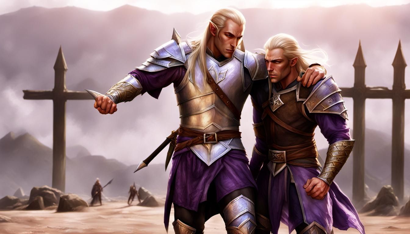 Ethereal Elf Warrior After Battle