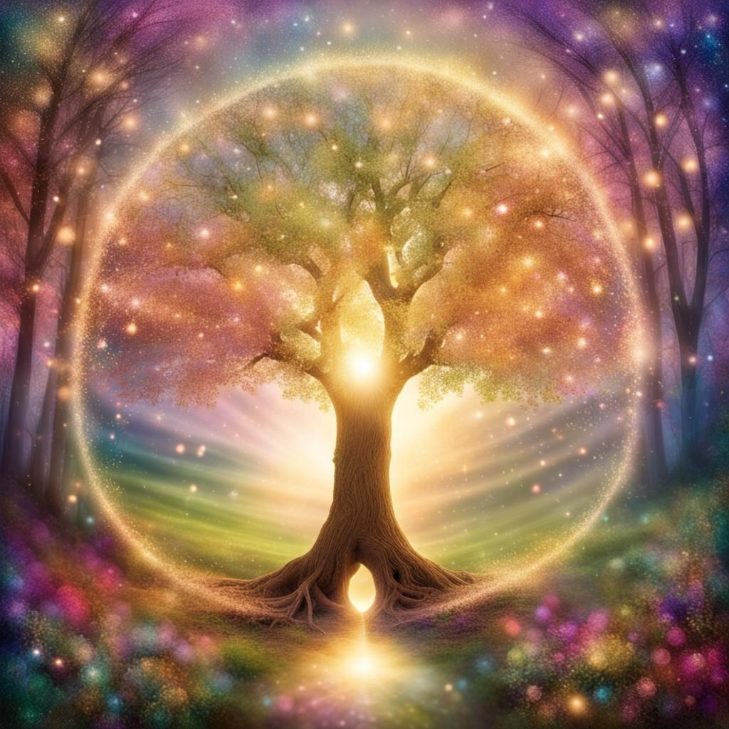 Radiant Natural Landscape Conveying Oneness and Peace