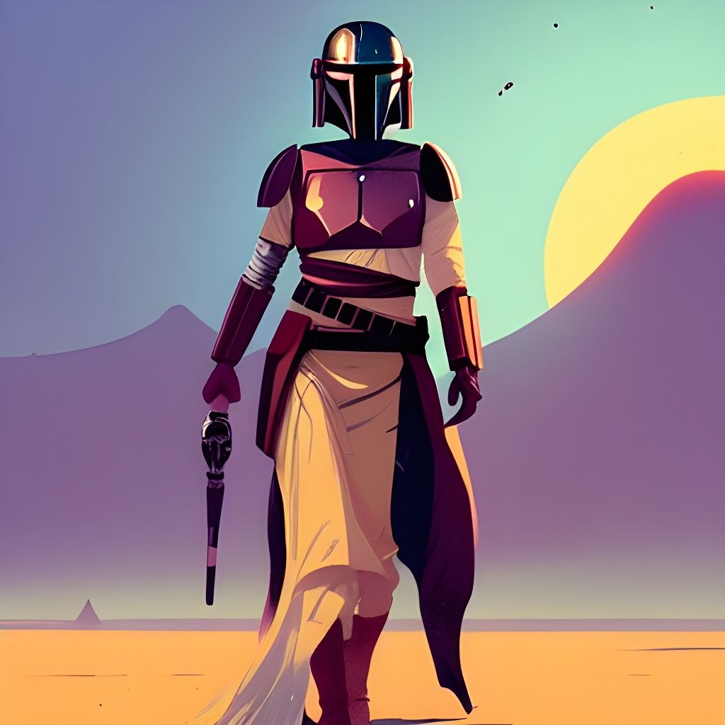 She is a mandalorian