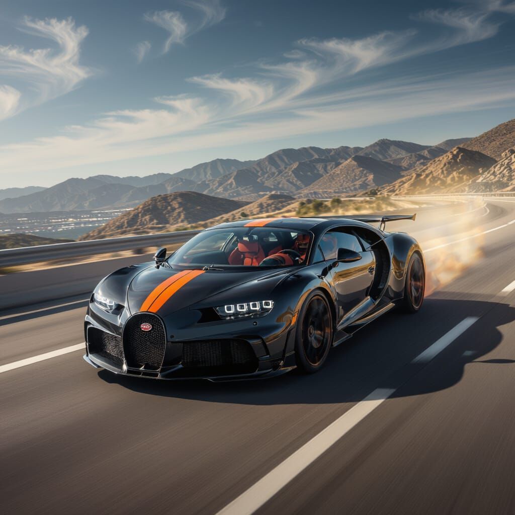 Bugatti Chiron Super Sport 300+ in Motion