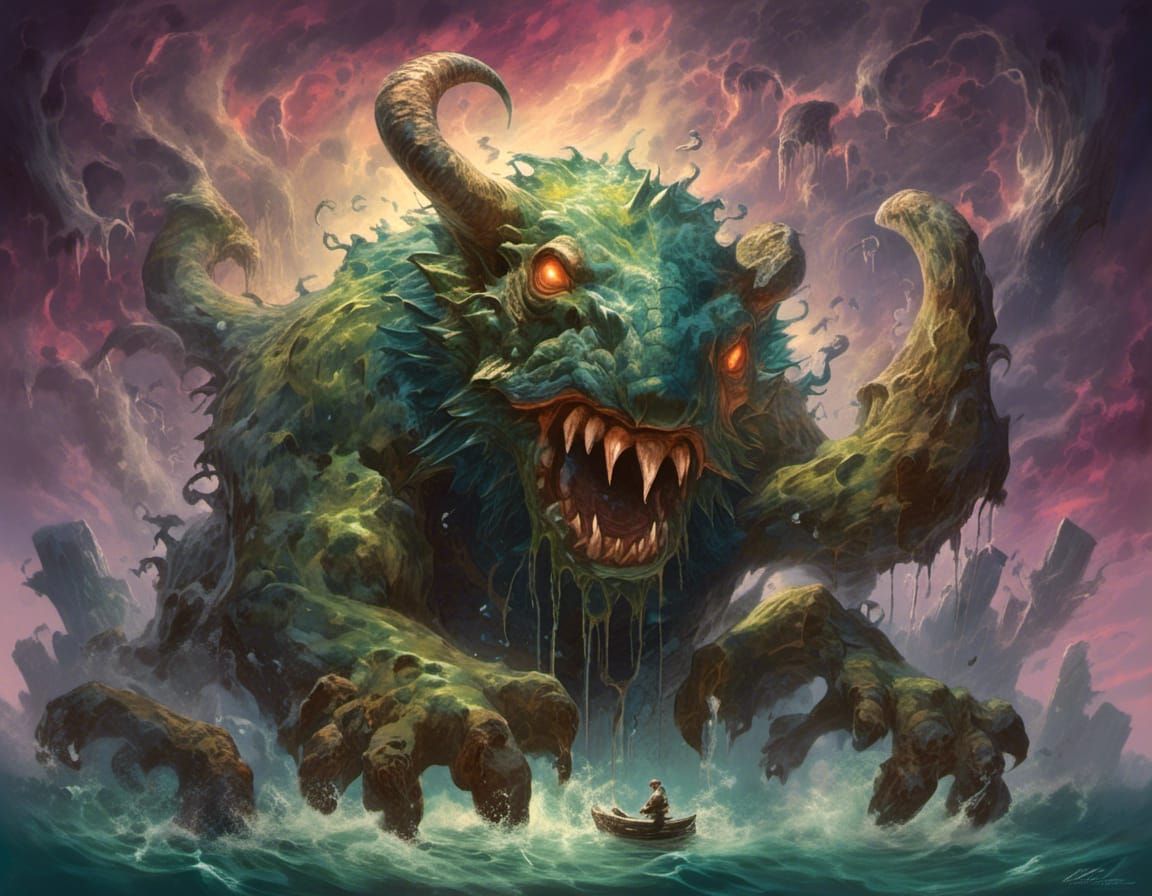 Mystical Forest: Four-Leaf Clover in Twilight