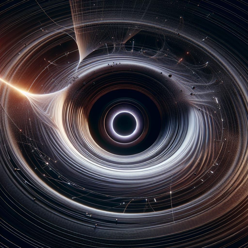 Hyperrealistic Black Hole Concept Art in Ultra HD