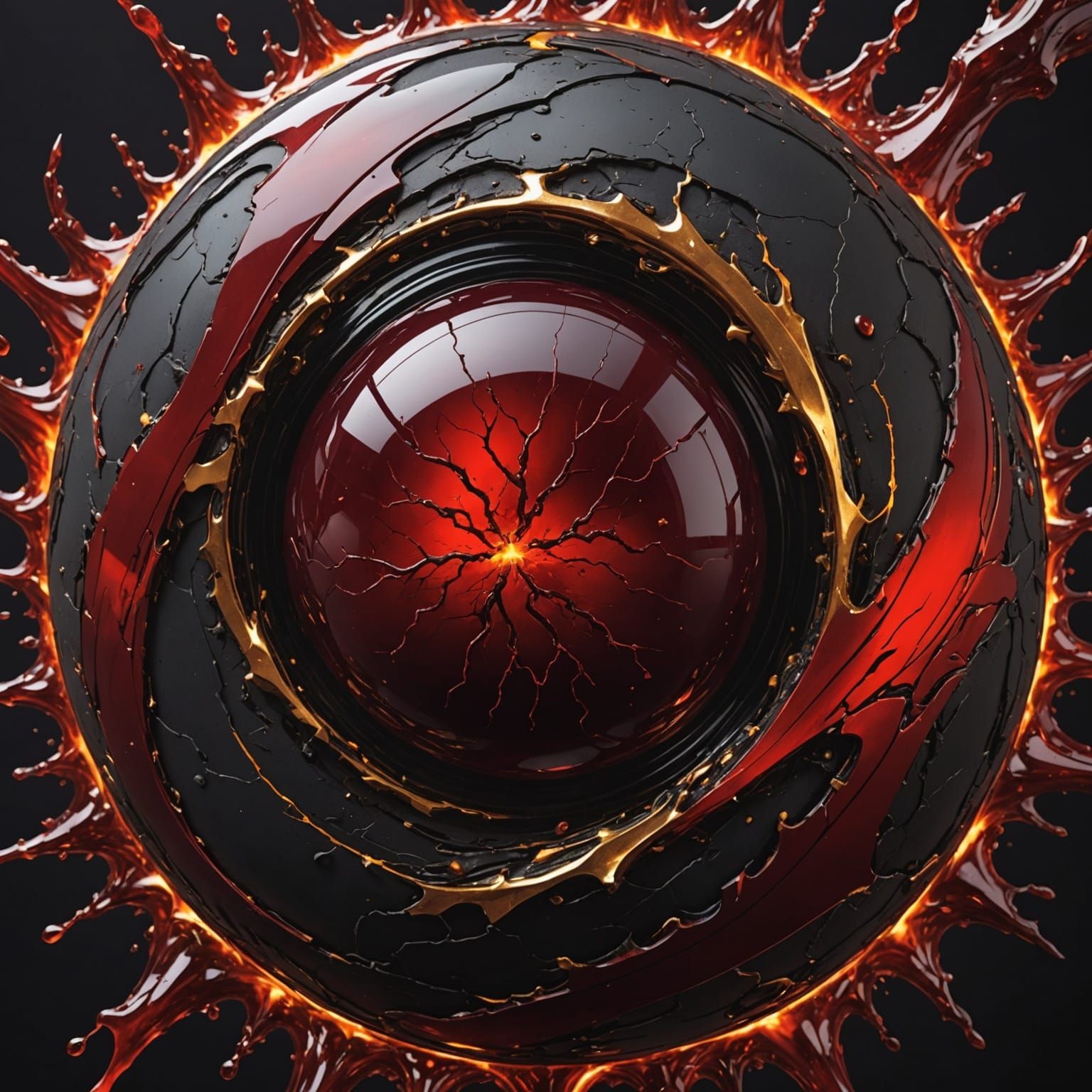 Golden Droplet of Intense Power