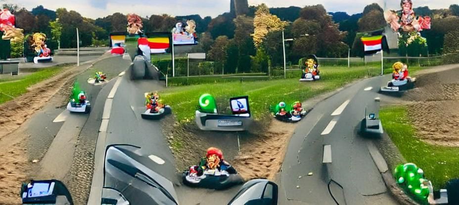 Mario Kart Races Through Germany