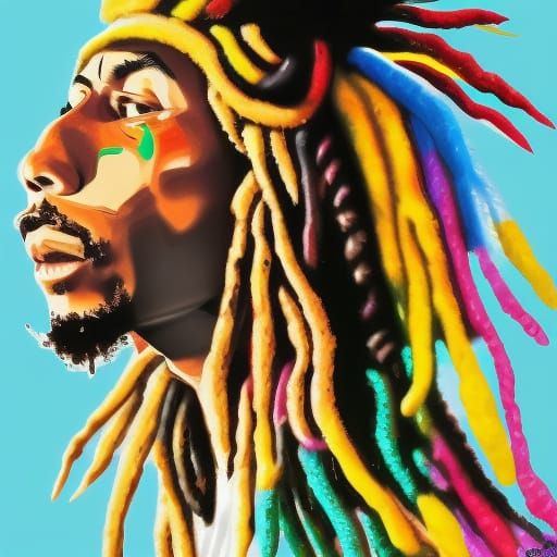 Hyperrealistic Portrait in Splash Art Style