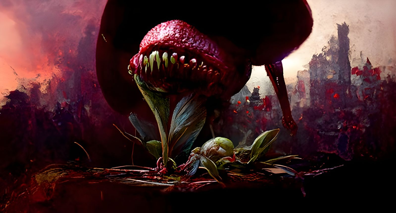 Giant venus fly trap abomination