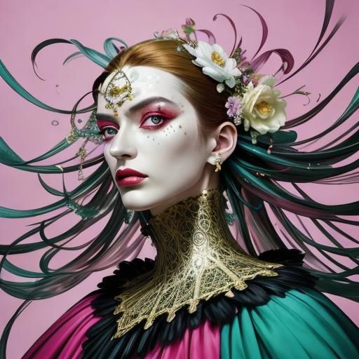 Glamorous Spring: Avant-Garde Photography in Splash Art Styl...