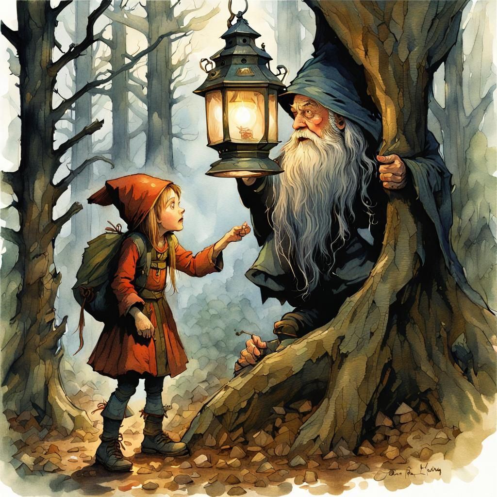 Mischievous Fairy Tempts Girl into Twisted Forest