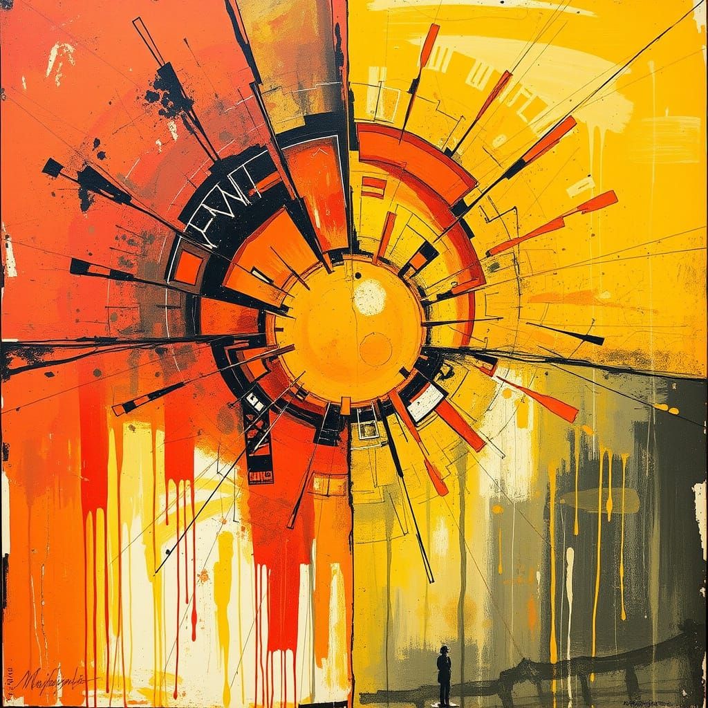 Fractured Sun.  Hard Rain Gonna Fall.