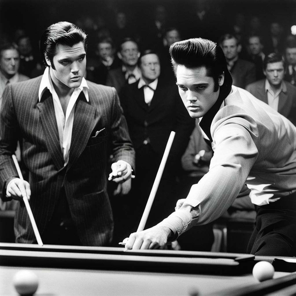 Elvis and Brad Play Snooker at The Crucible