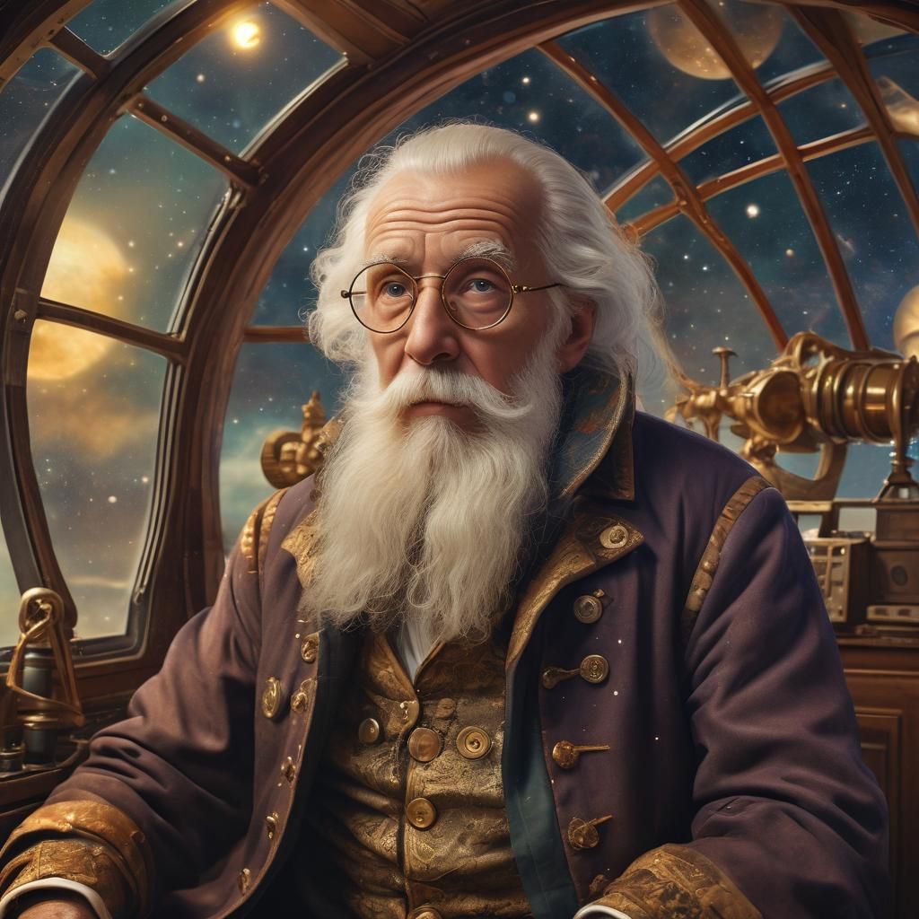 Cosmic Navigator in Storybook Galaxy