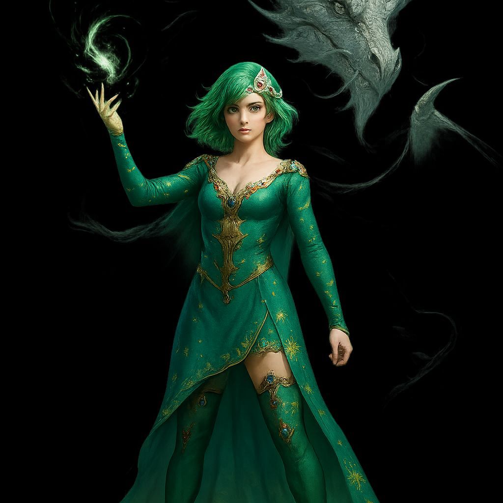 Rydia Summons Mist Dragon in Final Fantasy IV