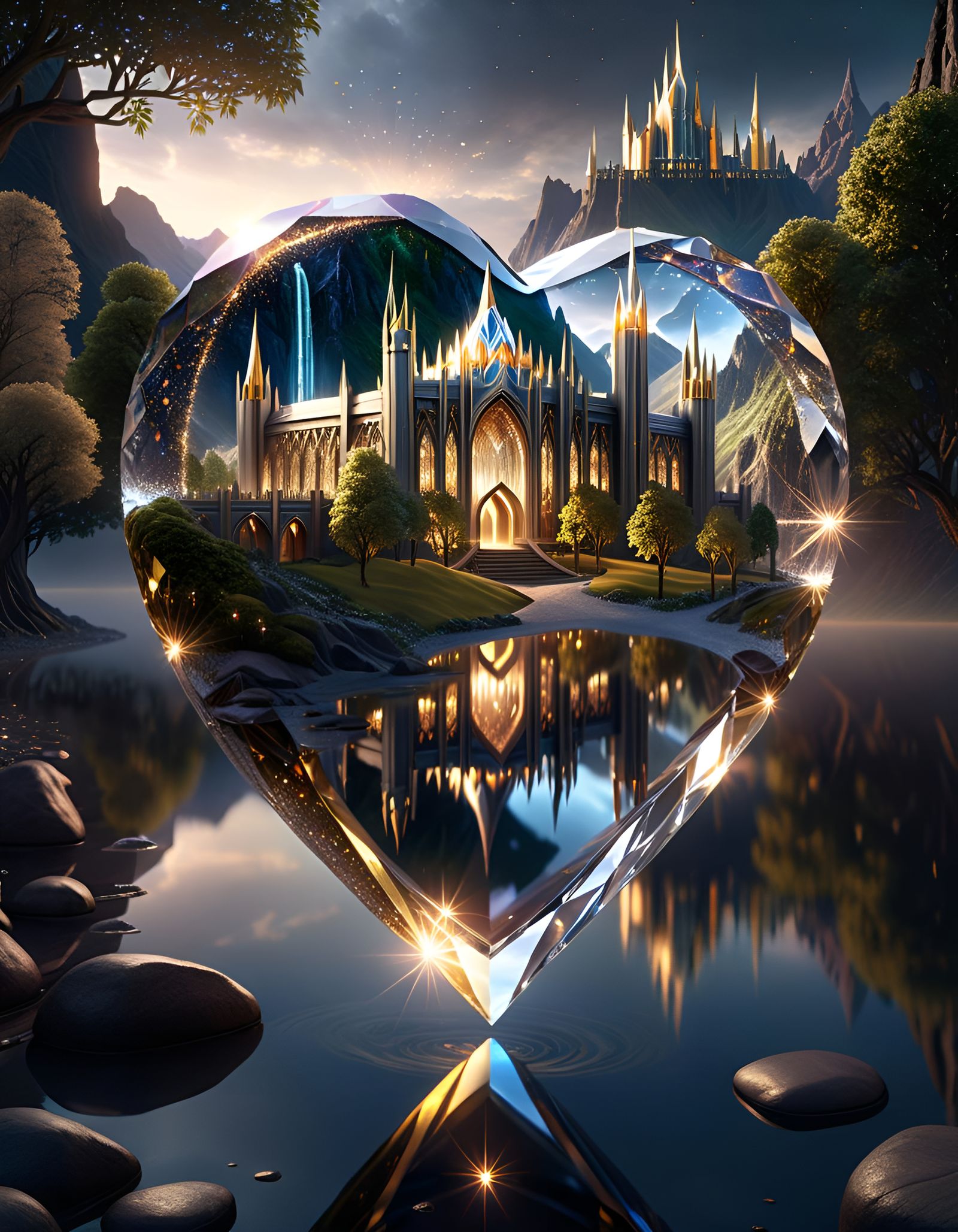 Crystal clear view of the City