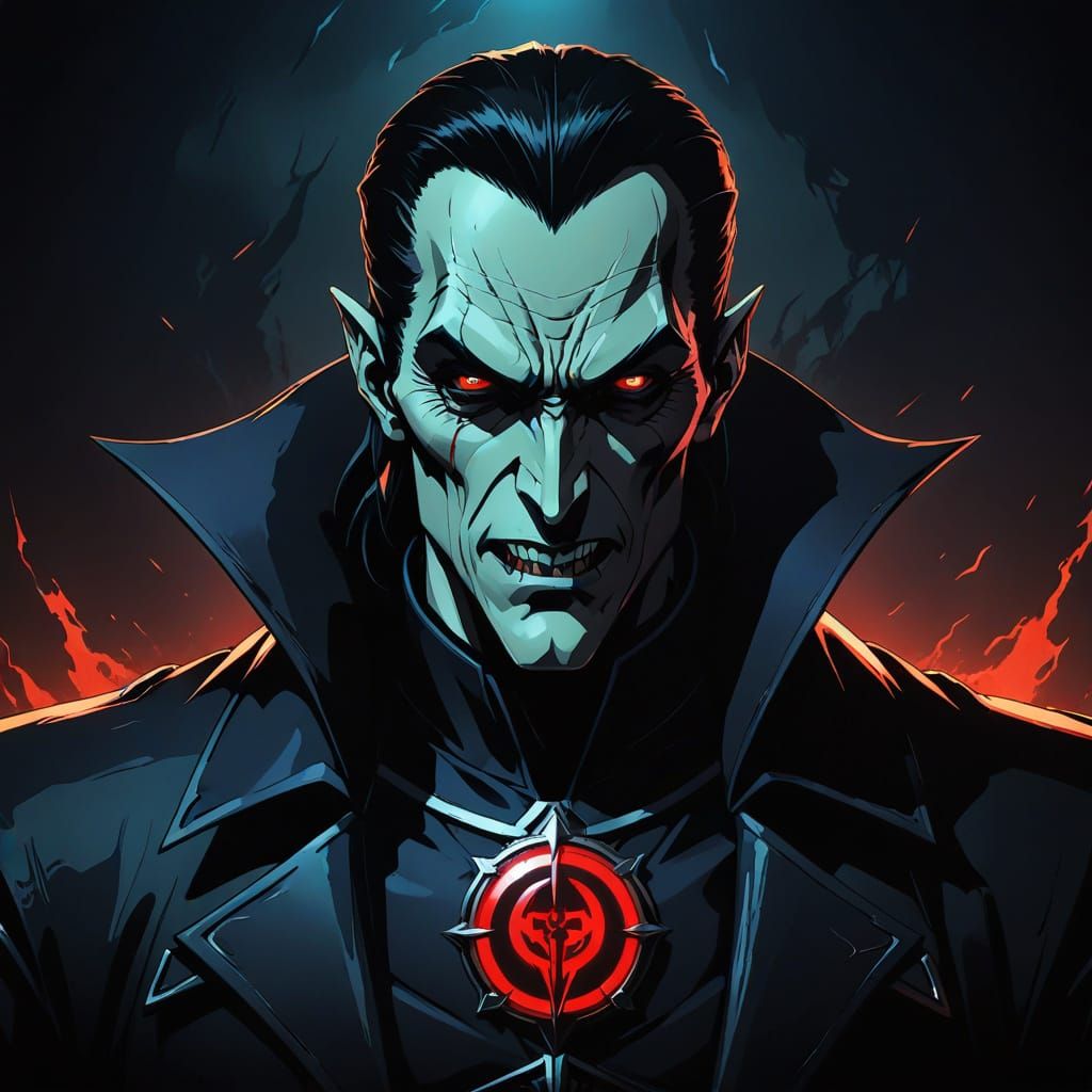 Dracula Presents Generation Zero in Anime Style