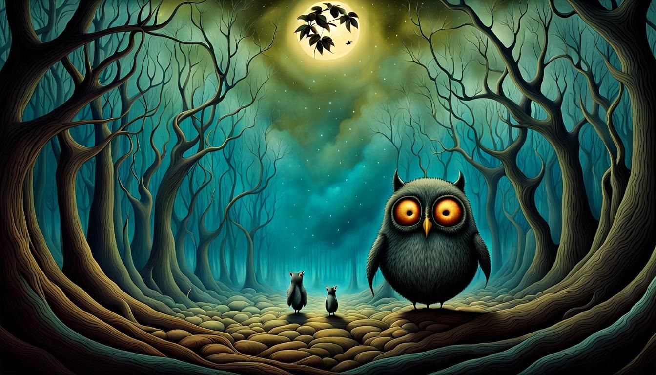 Surreal Wilderness: A Desolate Landscape of Mystery