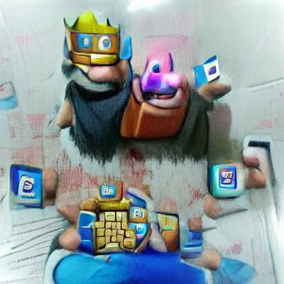 Clash Royale Inspired AI Art
