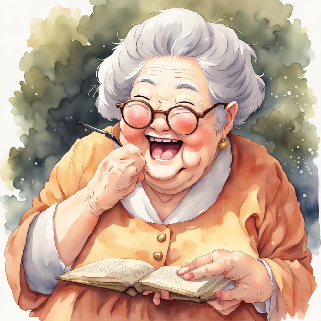 GIGGLING GRANDMA