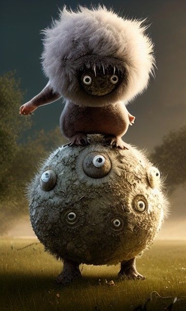 Hyper-Realistic Fluffy Monster in Unreal Engine 5