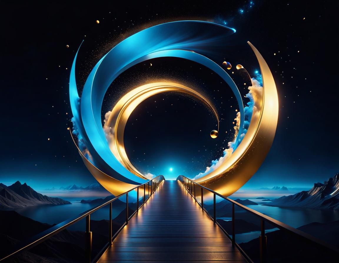 Pathway of Music Leads to Shining Portal