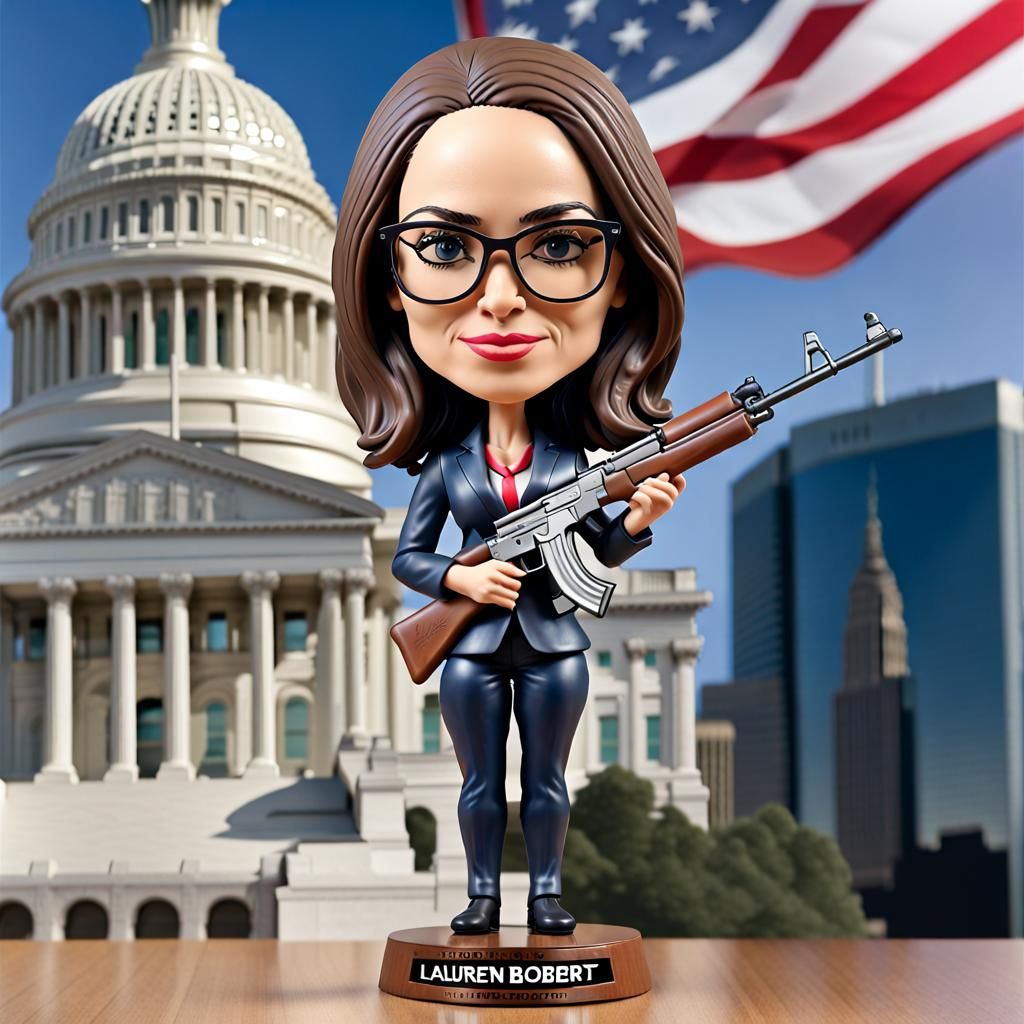 Lauren Boebert Bobblehead with AK-47