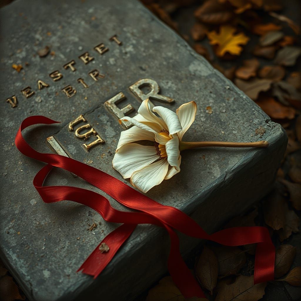 Wilting Partisan's Tribute in Earthy Tones