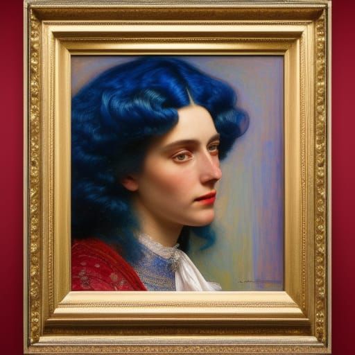Pre-Raphaelite Marge Simpson or Billie Eilish?