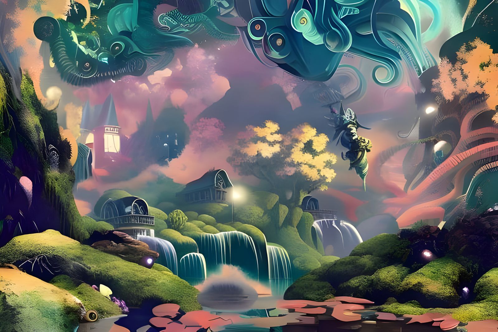 Eldritch Jungle: Sinister Animal-Plant Hybrid in Unreal Engi...